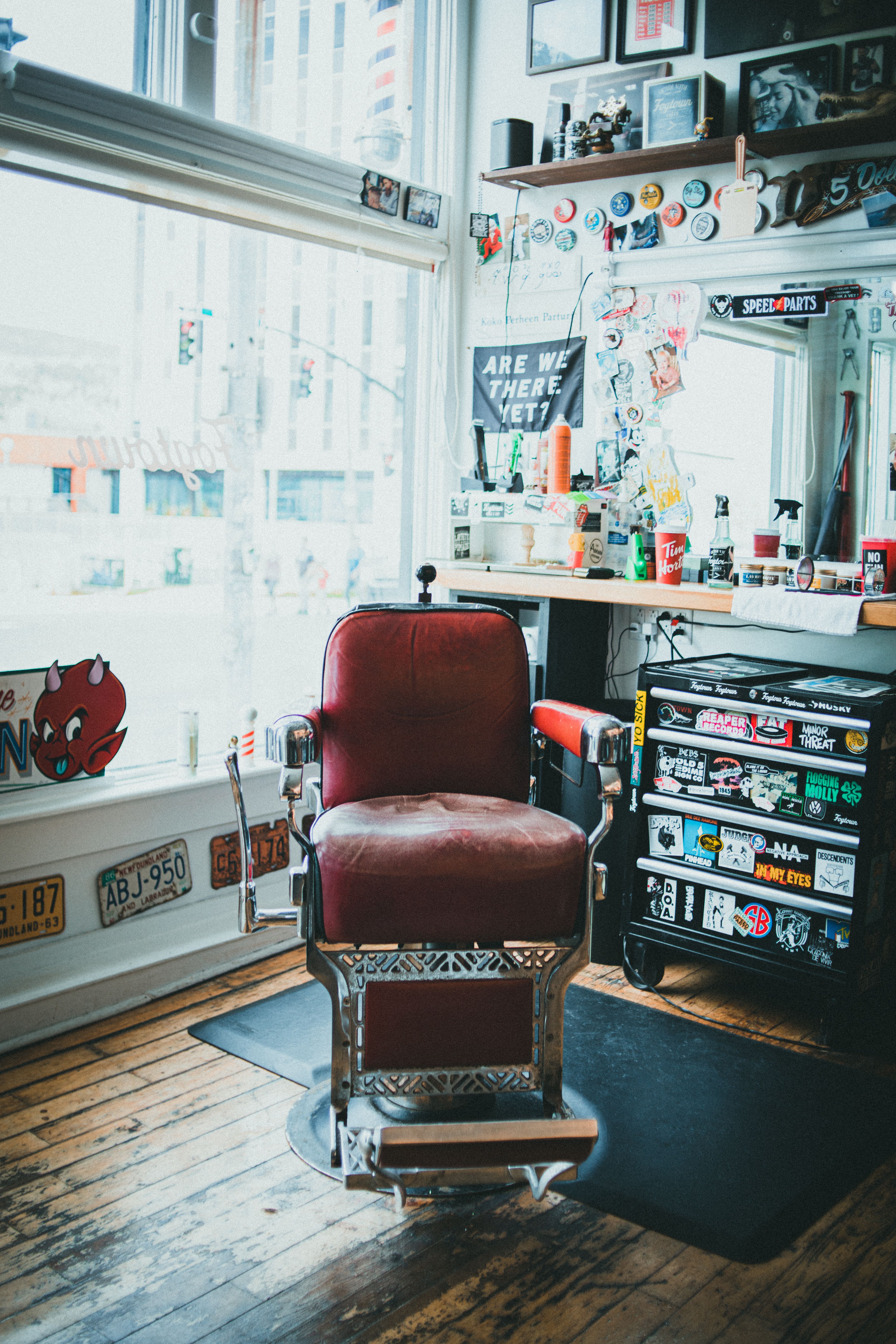 Produtos utilizados na barbearia